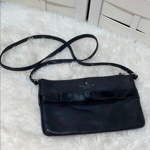 Kate Spade Black Crossbody Bag with Bow Accent